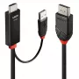 Lindy 2 m kábel HDMI na DisplayPort HDMI USB Type-A DisplayPort