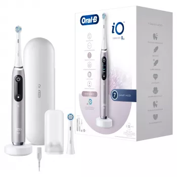 Oral-B iO Series 9n rotačno-oscilačná zubná kefka pre dospelých ružová
