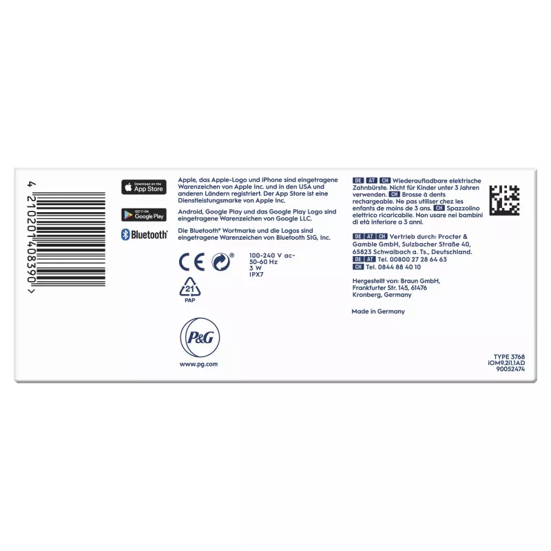Oral-B iO Series 9n rotačno-oscilačná zubná kefka pre dospelých ružová