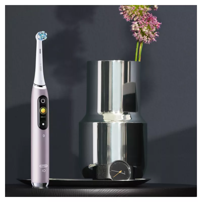 Oral-B iO Series 9n rotačno-oscilačná zubná kefka pre dospelých ružová