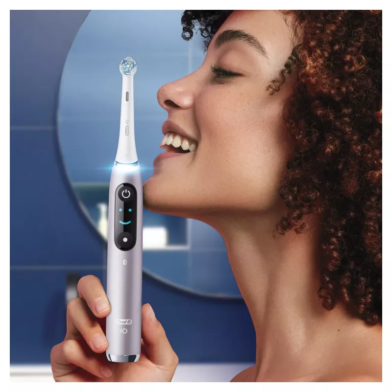 Oral-B iO Series 9n rotačno-oscilačná zubná kefka pre dospelých ružová