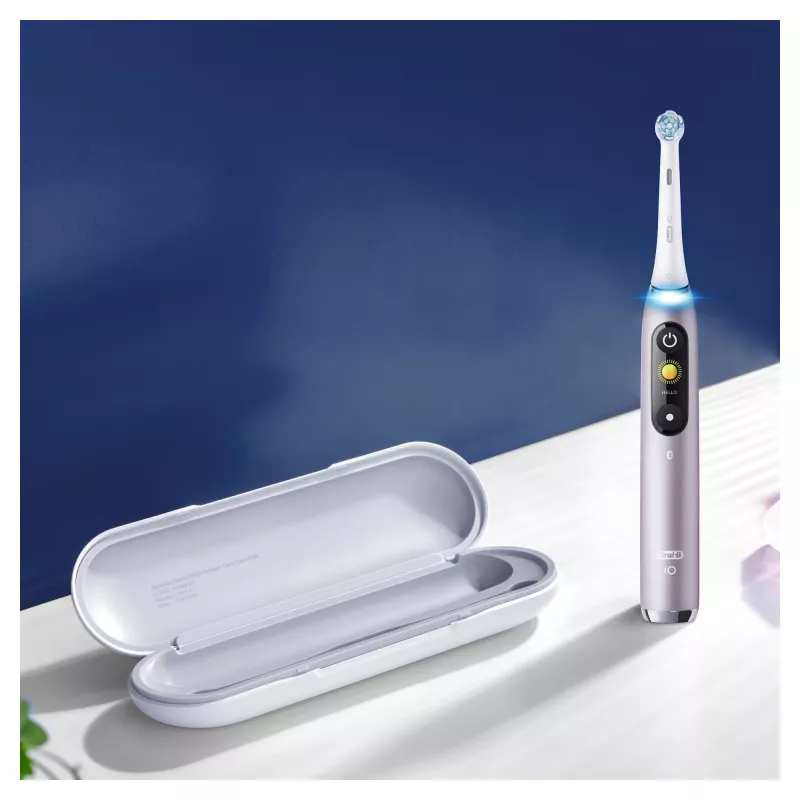 Oral-B iO Series 9n rotačno-oscilačná zubná kefka pre dospelých ružová