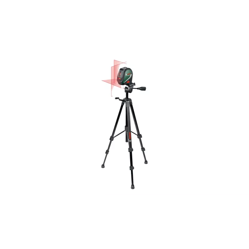 Bosch UniversalLevel 3 Set 0603663905 krížový čiarový laser, červené čiary, 10 m, zelený/čierny