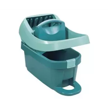 Vedro s mopovacím systémom Leifheit 55076 — ergonomický lis, veľký objem, zelená