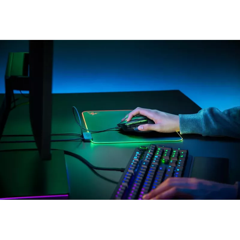 RAZER Firefly V2 Gaming podložka pod myš čierna