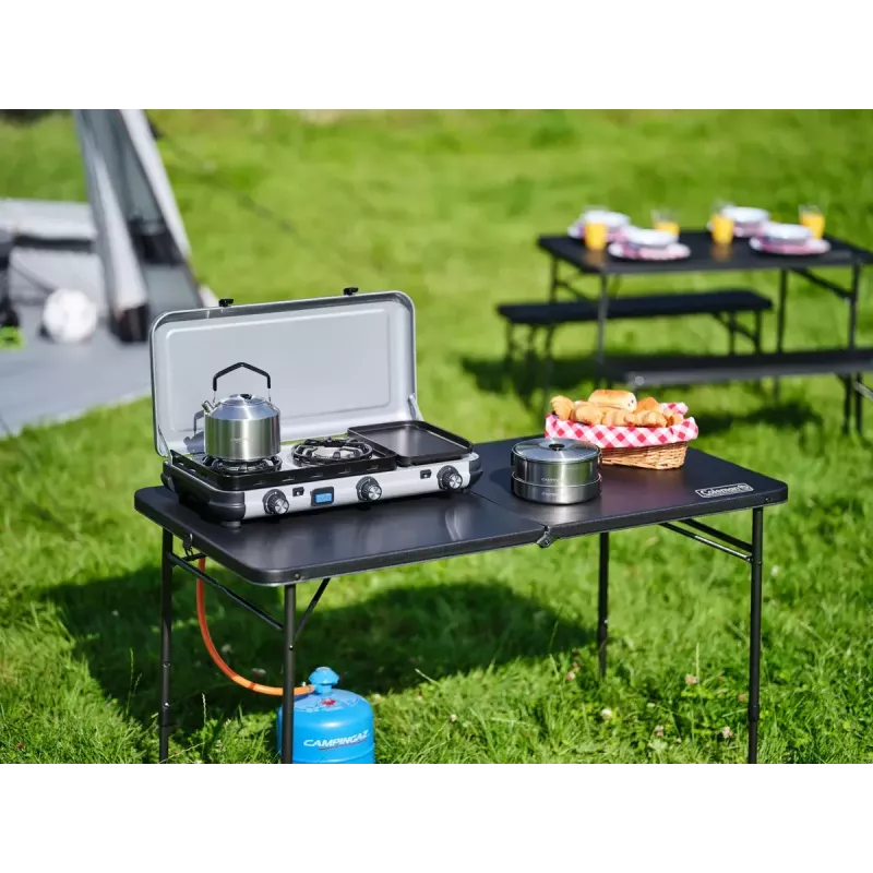 Varič na kvapalné palivo Campingaz 2 MULTI COOK, 2 varné zóny, manuálne ovládanie