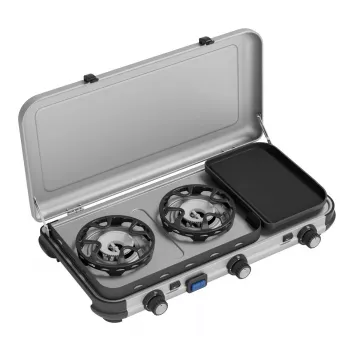 Varič na kvapalné palivo Campingaz 2 MULTI COOK, 2 varné zóny, manuálne ovládanie