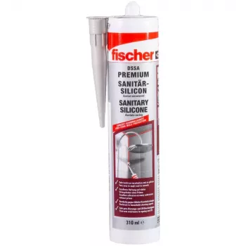 Silikónový tesniaci prostriedok Fischer 512210 béžový 310 ml
