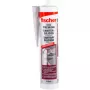 Silikónový tesniaci prostriedok Fischer 512208 sivý 310 ml