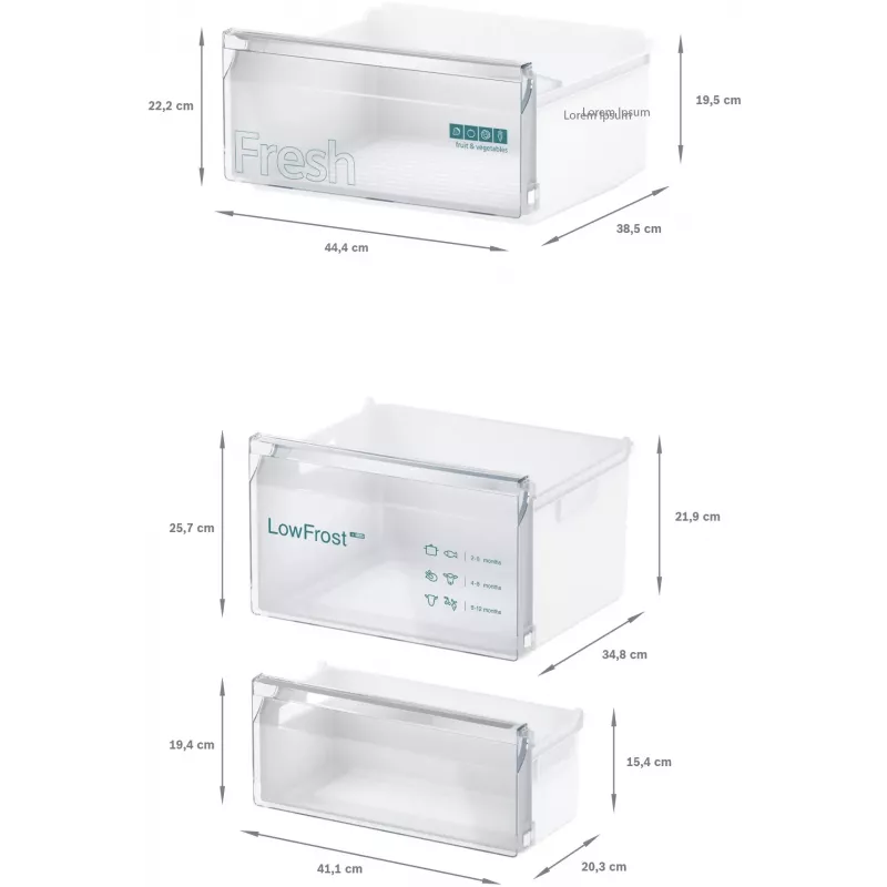 Siemens iQ100 KI87VNSE0 chladnička s mrazničkou, 270 l (200 l + 70 l), energetická trieda E