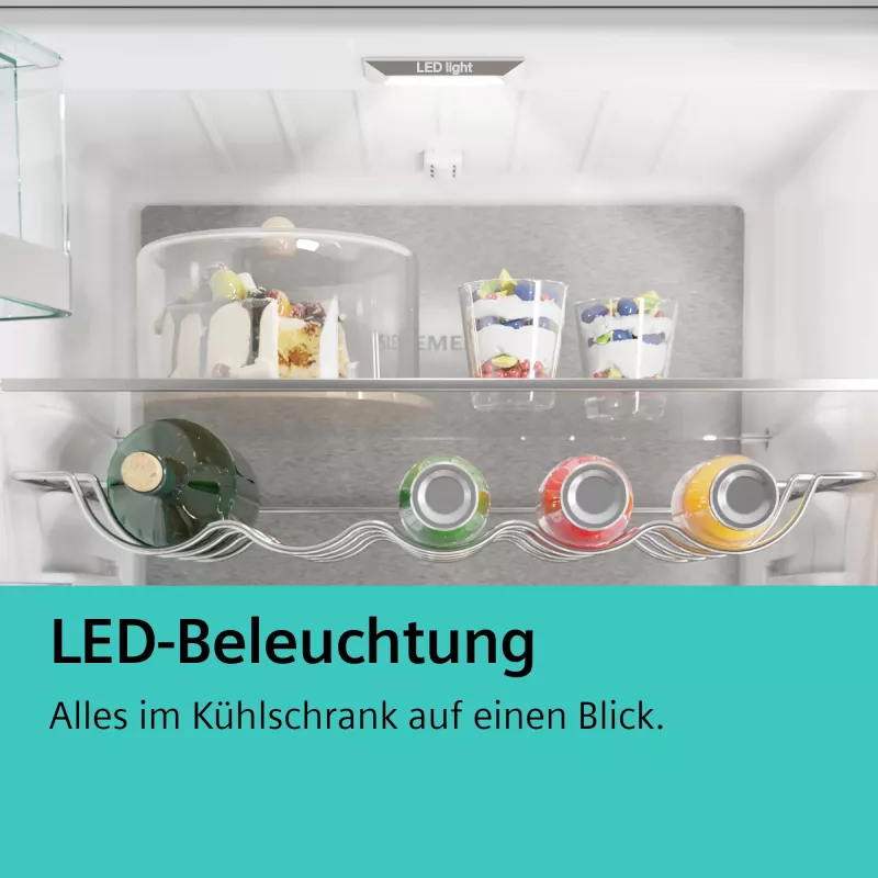 Siemens iQ100 KI87VNSE0 chladnička s mrazničkou, 270 l (200 l + 70 l), energetická trieda E