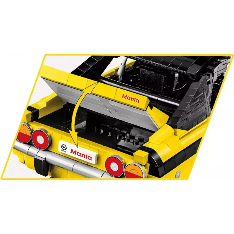 Stavebnica Cobi Opel Manta A 1970 model v mierke 1:12, sada kociek