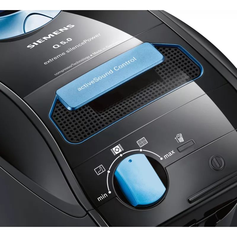 Siemens VSQ5X1230 vysávač 4,5 L valcový vysávač suchý 850 W vrecko na prach