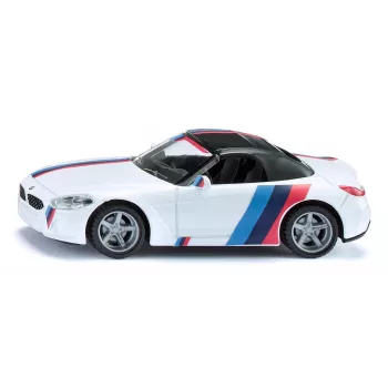 Siku model športového auta BMW Z4 M40i, zmontovaný mierka 1:50, D 40 mm × Š 87 mm × V 29 mm