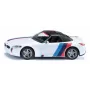 Siku model športového auta BMW Z4 M40i, zmontovaný mierka 1:50, D 40 mm × Š 87 mm × V 29 mm