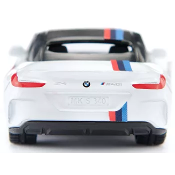 Siku model športového auta BMW Z4 M40i, zmontovaný mierka 1:50, D 40 mm × Š 87 mm × V 29 mm
