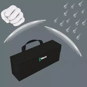 Kufrík na náradie Wera 2go 3 čierny