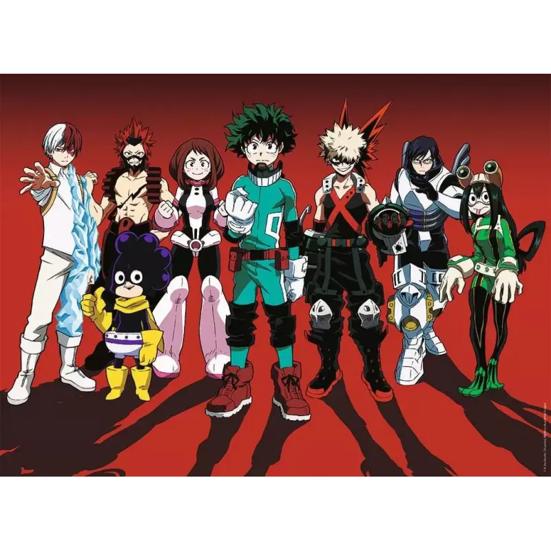 Puzzle Ravensburger My Hero Academia Superheroes, 500 dielikov, model 17532