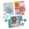 Hry Gabby’s Dollhouse, 3 drevené puzzle 24-dielne puzzle s drevenou úložnou krabicou detské puzzle, pre predškolákov od 3 rokov