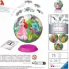 3D puzzle guľa Ravensburger Disney Princess – 72 dielov, sférické puzzle