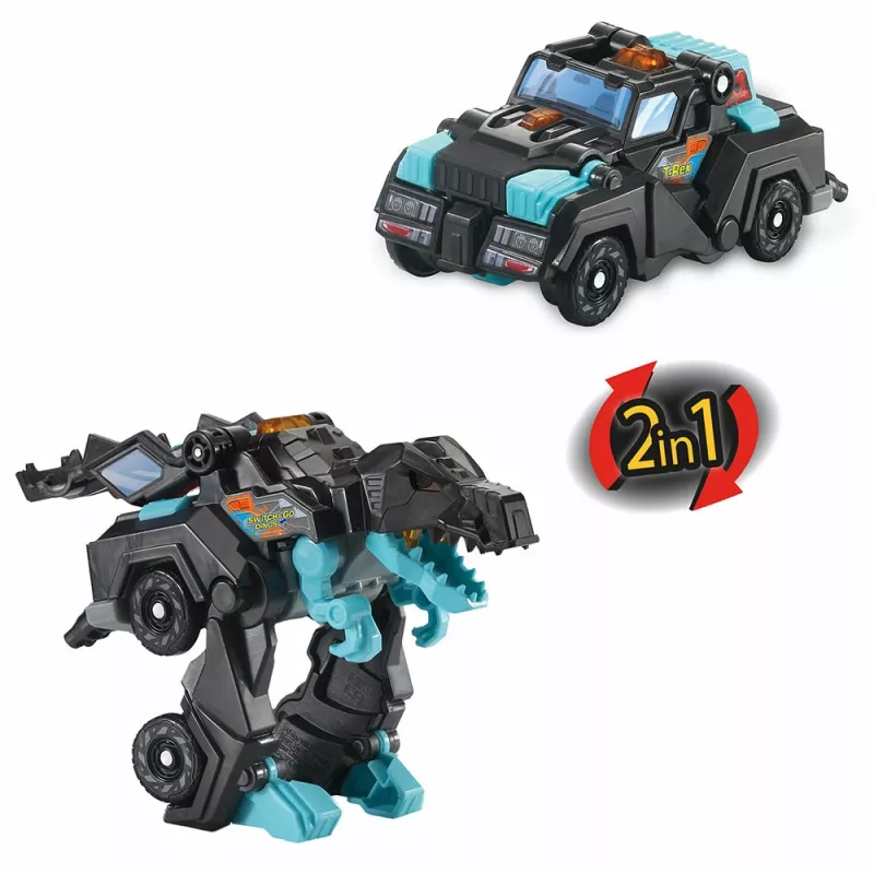 VTech Switch & Go Dinos 569304, 3 roky, čierna, modrá, 190 g