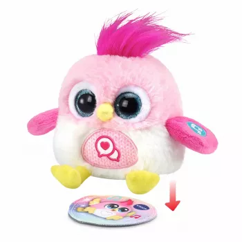 Interaktívny hovoriaci plyšový vták VTech Lolibirds Momo – vzdelávacia hračka na batérie