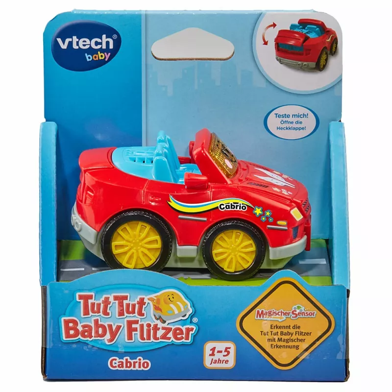 VTech 569604, vozidlo, 1 rok, AAA, viacfarebná, červená
