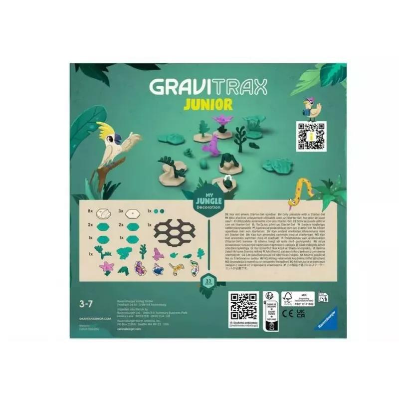 Stolová hra Ravensburger GraviTrax Junior (model 23747) – pre deti od 3 rokov