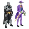 DC Comics, Batman Adventures, Batman vs The Joker sada akčných figúrok, 2 figúrky, 12 dielov výzbroje, 30,5-cm superhrdinská hračka pre chlapcov a dievčatá