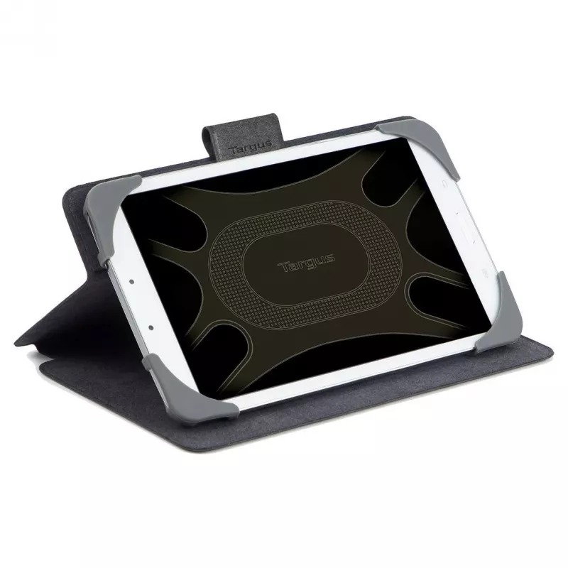 Targus SafeFit Rotating Universal THZ643GL puzdro s vyklápacím krytom pre tablety 7–8 palcov, polyuretán, magnetické zatváranie, čierne