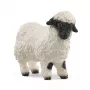schleich Walliser Schwarznasenschaf, 3 roky, farma, hospodárske zvieratá / hračka z farmy, čierna, biela, plast