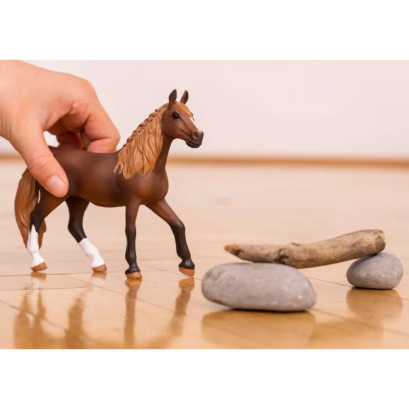 schleich HORSE CLUB Peruvian Paso kobyla, 5 rokov, kone, hnedá, biela, plast