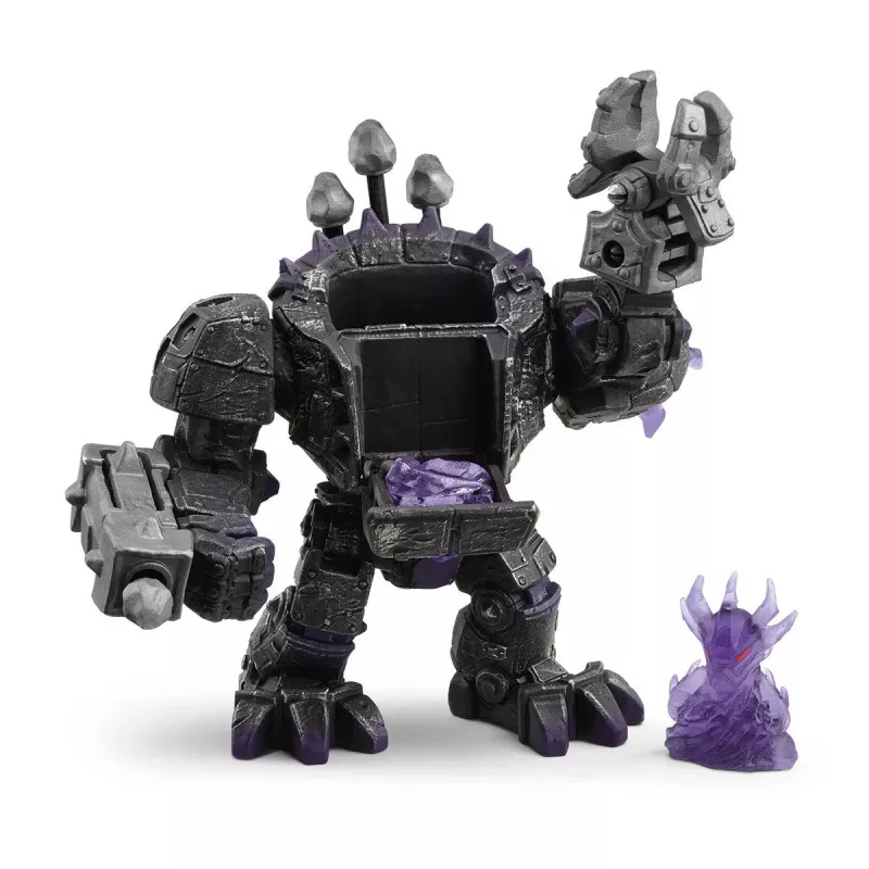 schleich ELDRADOR CREATURES Shadow Master robot s mini-kreatúrou čierny