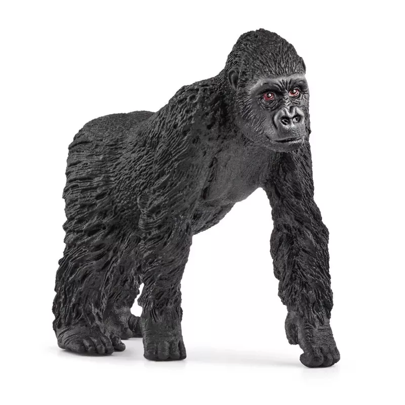 schleich WILD LIFE gorilí rodina, 3 roky, džungľa, divé zvieratá / dobrodružná hračka, čierna, sivá