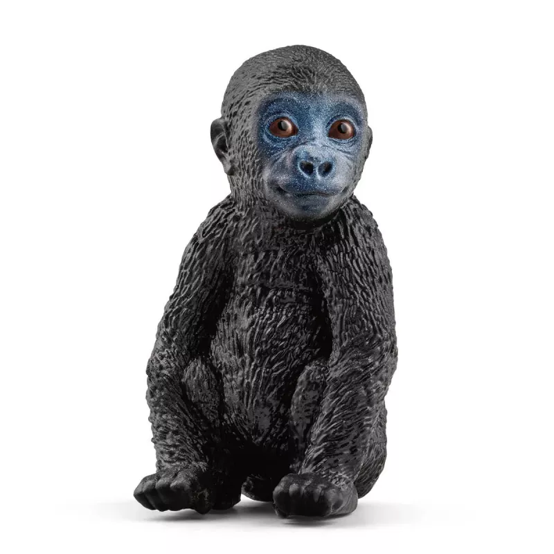 schleich WILD LIFE gorilí rodina, 3 roky, džungľa, divé zvieratá / dobrodružná hračka, čierna, sivá