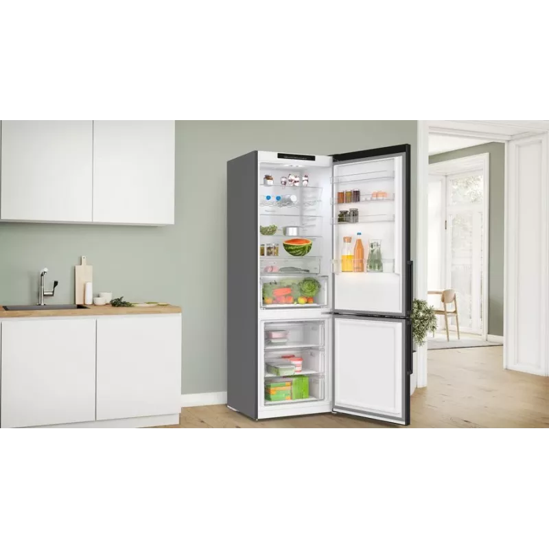 Bosch Serie 4 KGN49VXCT Chladnička s mrazničkou Voľne stojaca 440 l Nerez