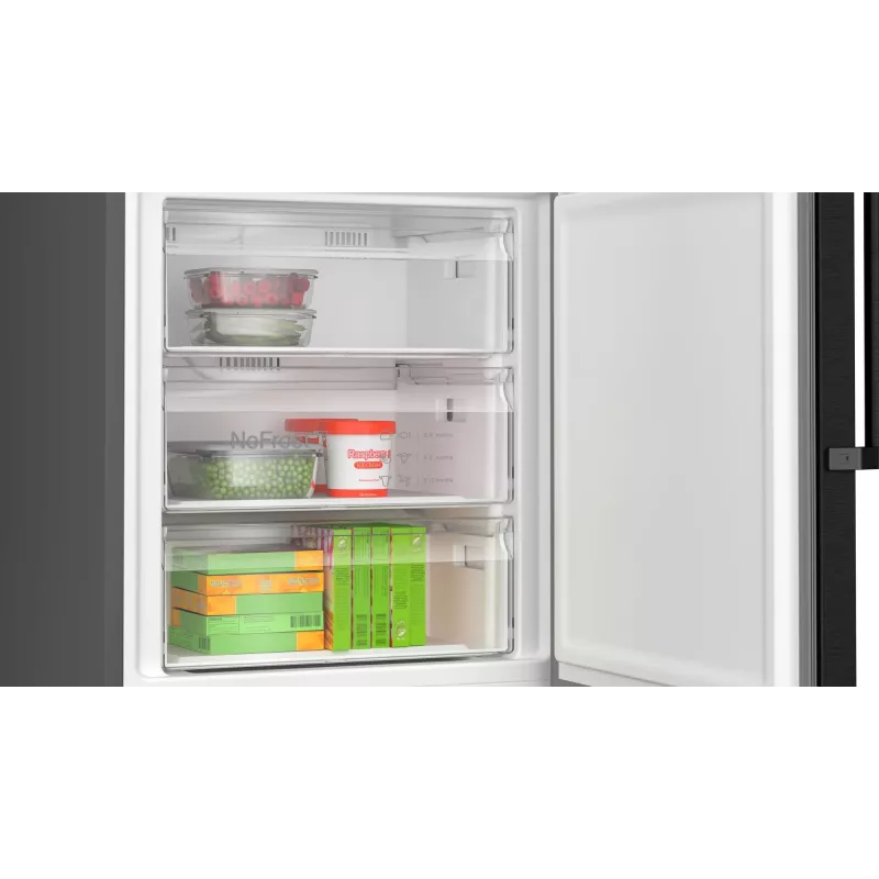 Bosch Serie 4 KGN49VXCT Chladnička s mrazničkou Voľne stojaca 440 l Nerez