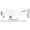 Stavebnica Cobi Cessna 172 Skyhawk biela stavebnica