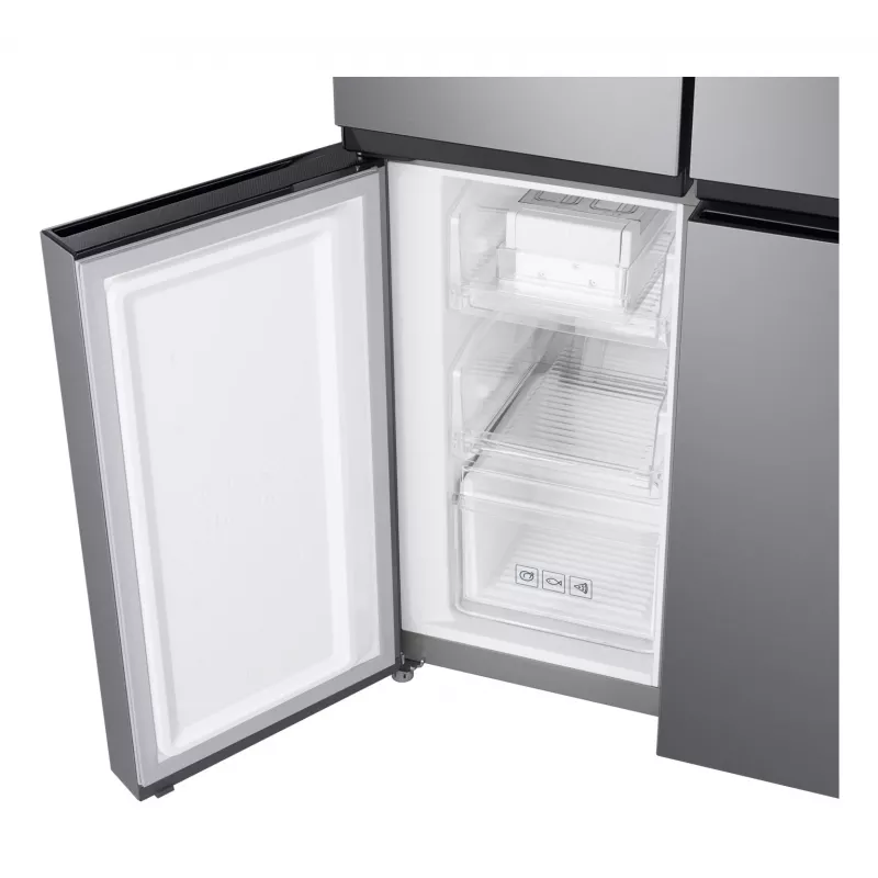 Samsung RF48A400EM9 Side-by-Side chladnička voľne stojaca 488 l strieborná