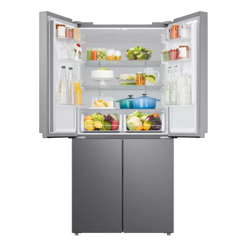 Samsung RF48A400EM9 Side-by-Side chladnička voľne stojaca 488 l strieborná