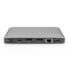 DIGITUS dokovacia stanica USB-C – 2x USB Type-C / 2x USB 3.0 10 Gbit/s / USB 3.0 5 Gbit/s / 2x DP / GbE / Micro-SD / SD / 3,5 mm – 60 W USB Power Delivery