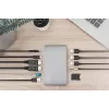 DIGITUS dokovacia stanica USB-C – 2x USB Type-C / 2x USB 3.0 10 Gbit/s / USB 3.0 5 Gbit/s / 2x DP / GbE / Micro-SD / SD / 3,5 mm – 60 W USB Power Delivery
