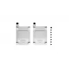 FRACTAL DESIGN sada držiakov SSD – typ B biela dvojbalenie