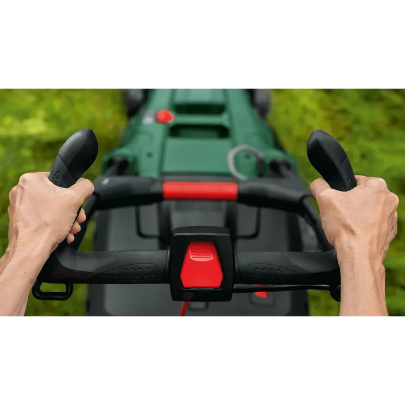 Bosch AdvancedRotak 44-750 elektrická kosačka na trávu, 1800 W, šírka kosenia 44 cm, výška kosenia 25–80 mm, do 750 m², zelená/čierna