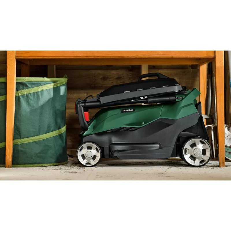 Bosch AdvancedRotak kosačka so sedením batéria zelená