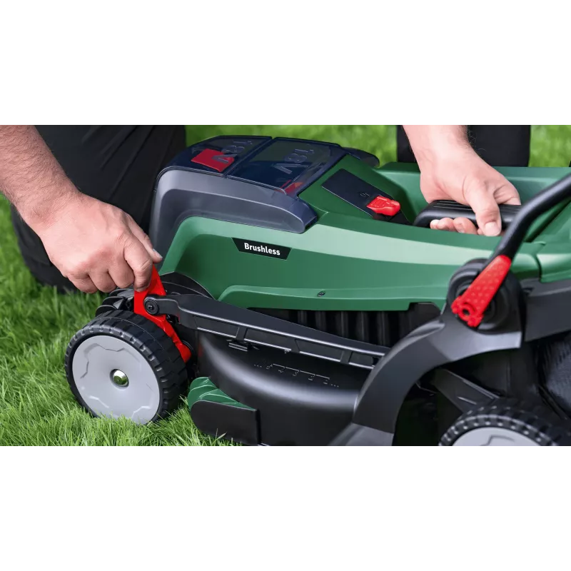 Bosch 37-550 kosačka s pohonom kolies batéria čierna, zelená