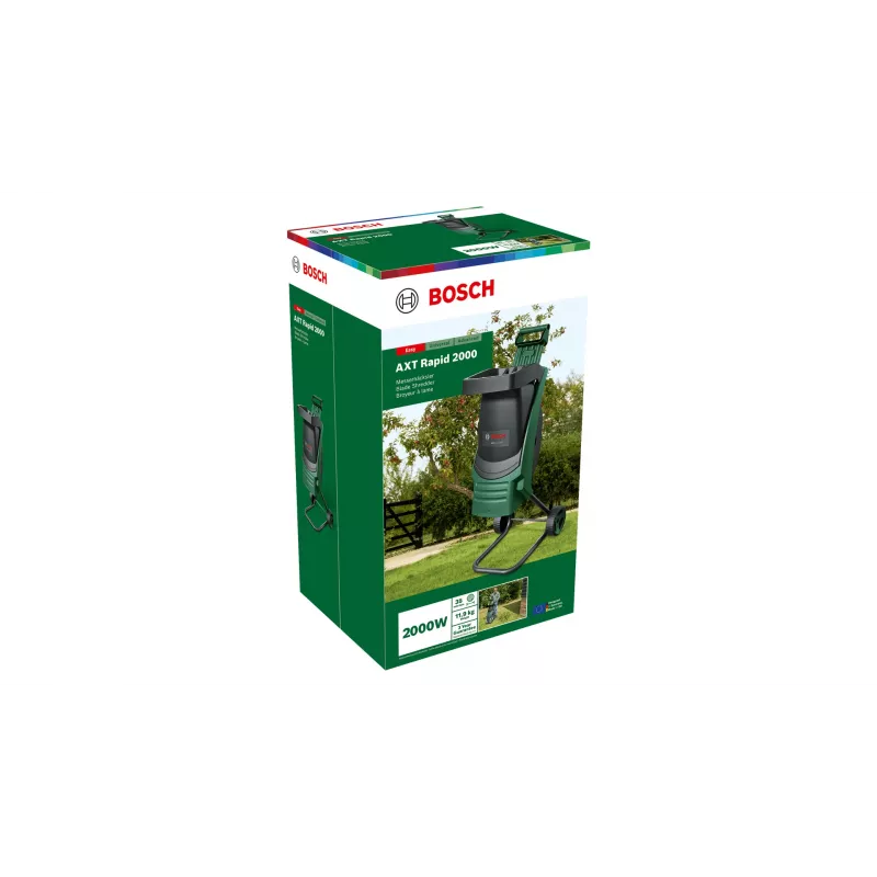 Bosch AXT RAPID 2000 záhradný drvič 2000 W nôž
