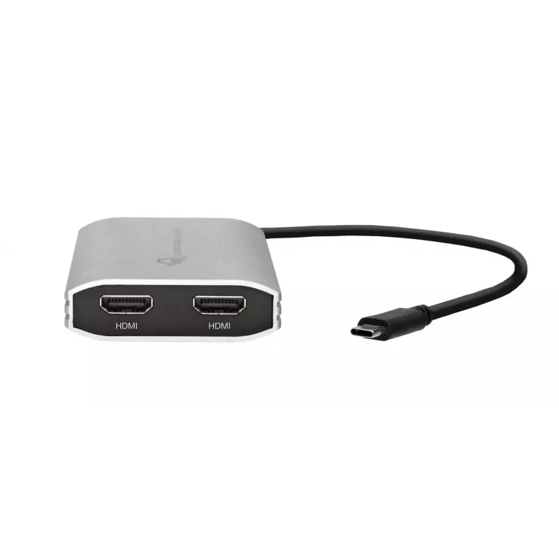 USB grafický adaptér OWC CADPDL2HDMI 3840 x 2160 pixelov strieborný