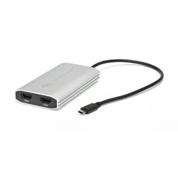 USB grafický adaptér OWC CADPDL2HDMI 3840 x 2160 pixelov strieborná