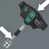 Wera 411 A RA adaptérový skrutkovač s priečnou rukoväťou a funkciou račne, 1/4 palca